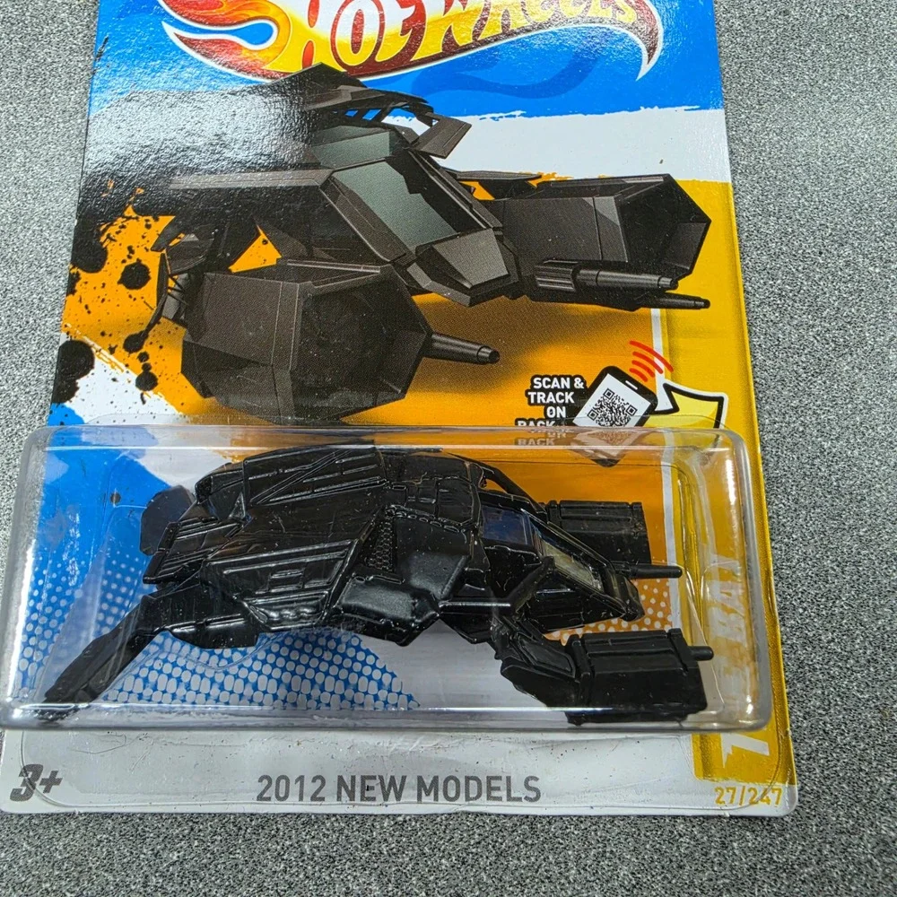 Hot Wheels Batmobile Lot 3pc Black‎ NEW Arkham Asylum The Bat HW Imagination